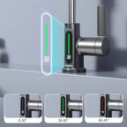 Pulling lifting digital display faucet