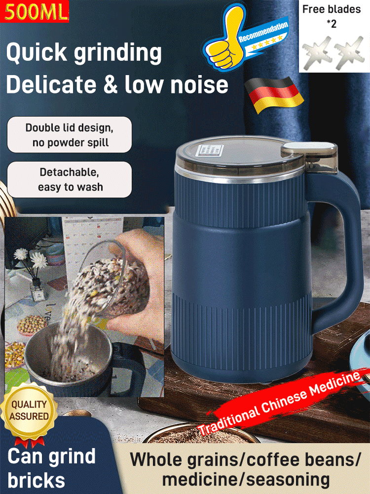 For a ! Electric Grinding Cup – High-Speed, Large Capacity & Powerful Crushing