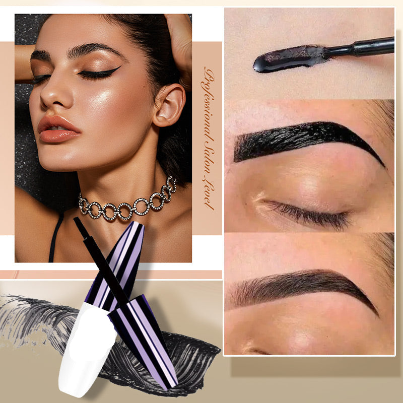 Easy peel-off eyebrow gel