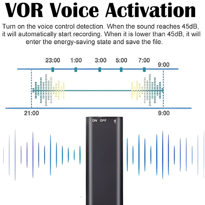 Mini Digital Audio Voice Recorder Pen – Dictaphone, Clear Sound & Portable for Meetings/Lectures