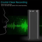 Mini Digital Audio Voice Recorder Pen – Dictaphone, Clear Sound & Portable for Meetings/Lectures