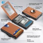 Half Price - Slim Wallet Credit Card Holder with Money Clip