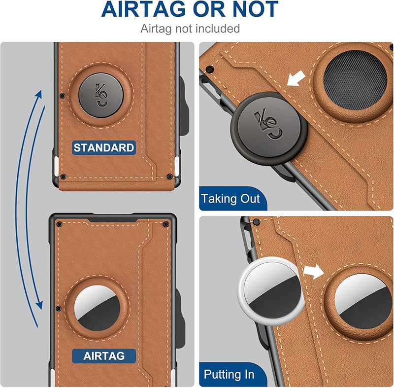 Half Price - Slim Wallet Credit Card Holder with Money Clip