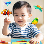 Sticker Puzzle Books Set for Kids