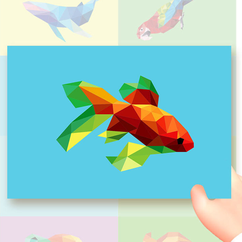 Sticker Puzzle Books Set for Kids