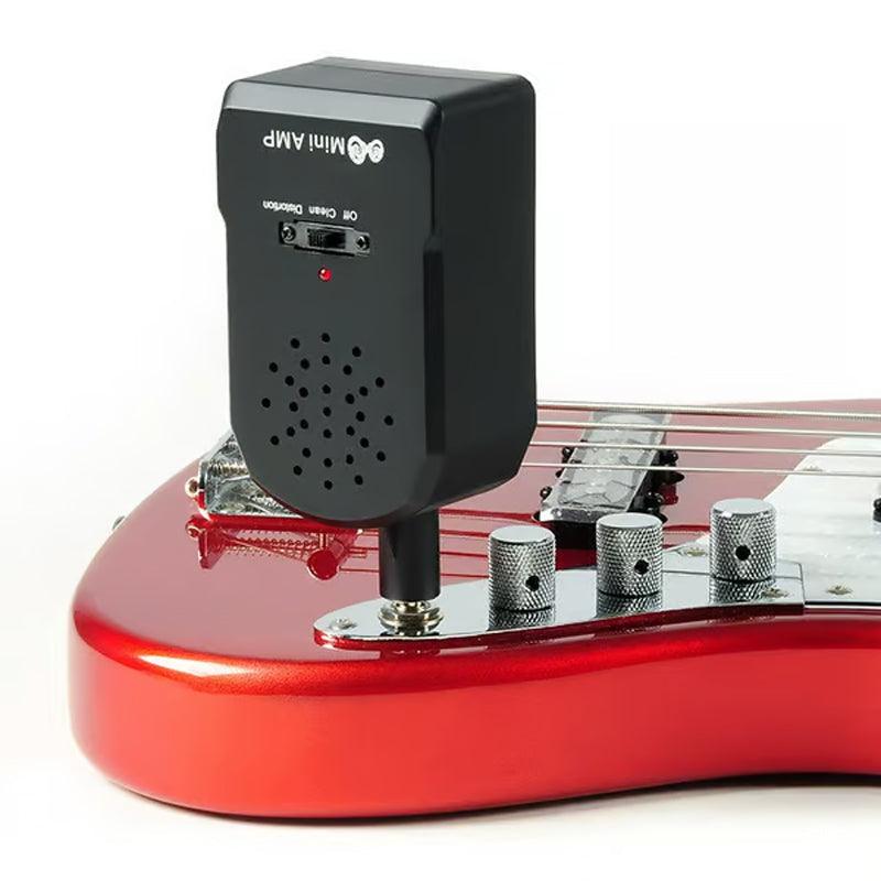 Mini Guitar Amp Pro 30W HD Sound 20H Playtime Busking Ready