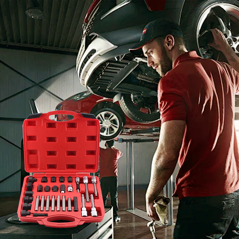 Super helper Generator Pulley Removal Tool Kit with Organizer