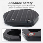 Motorcycle Foot Side Stand Pad Plate Kickstand
