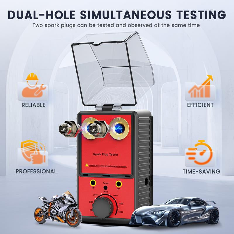 Half Price - Spark Plug Tester with Dual Test Holes