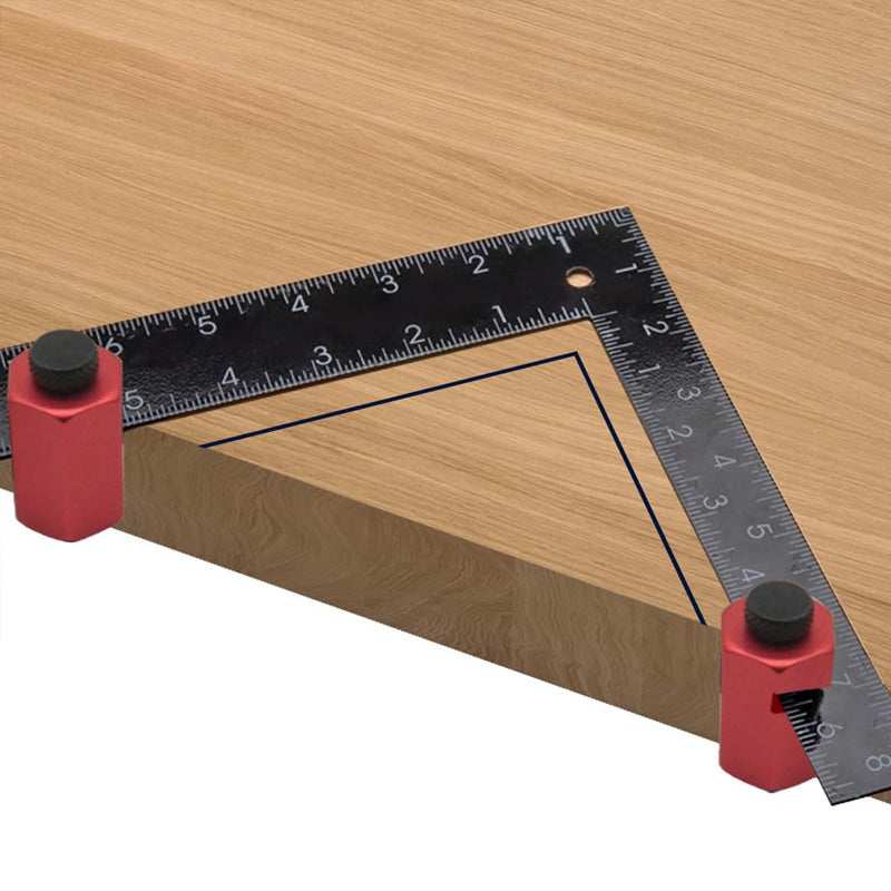 High Accuracy Aluminum Alloy Hexagonal Stair Gauge Jigs for Woodworking