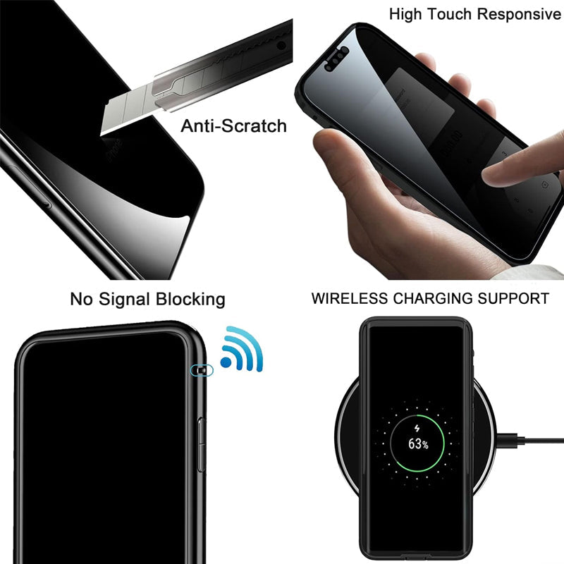 For 50% 0FF Double-Sided Tempered Glass Fully Protective Phone Case
