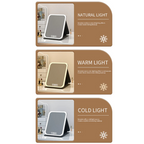 LED Portable Folding Makeup Mirror
