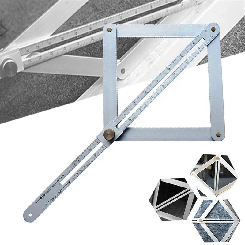 Multifunctional Woodworking Diagonal Ruler