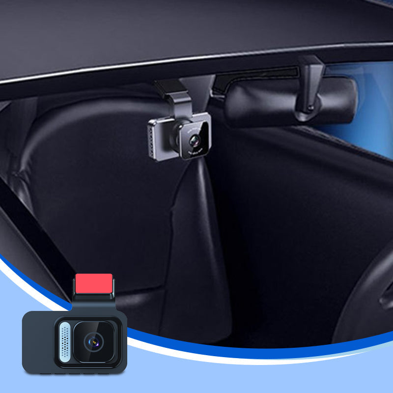 300-Degree Coverage 1080P WiFi Dual Dash Cam with Night Vision