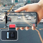 300-Degree Coverage 1080P WiFi Dual Dash Cam with Night Vision