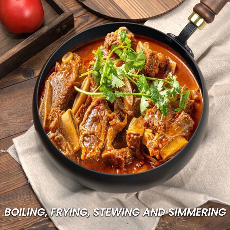 Artisan Unenameled Cast Iron Casserole