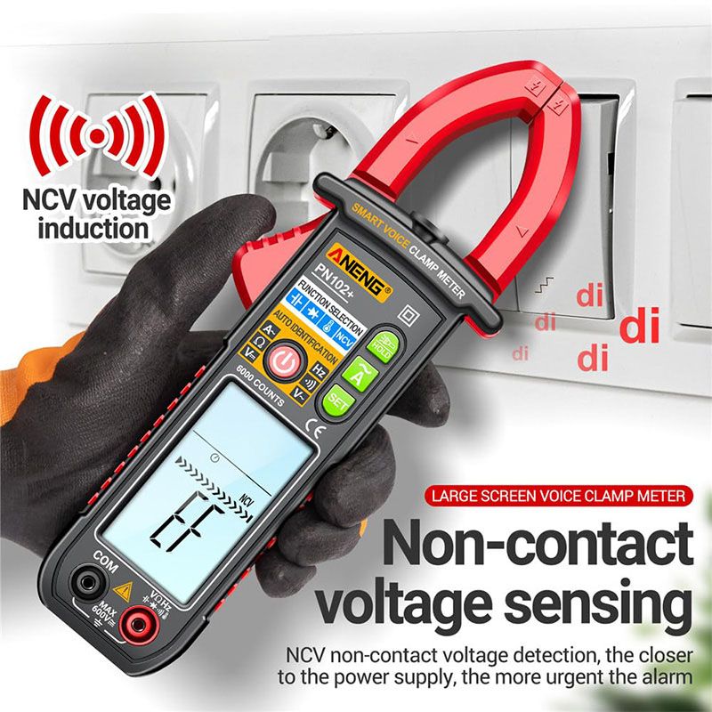 NOW! Smart multi-purpose multifunctional clamp meter with automatic voice output