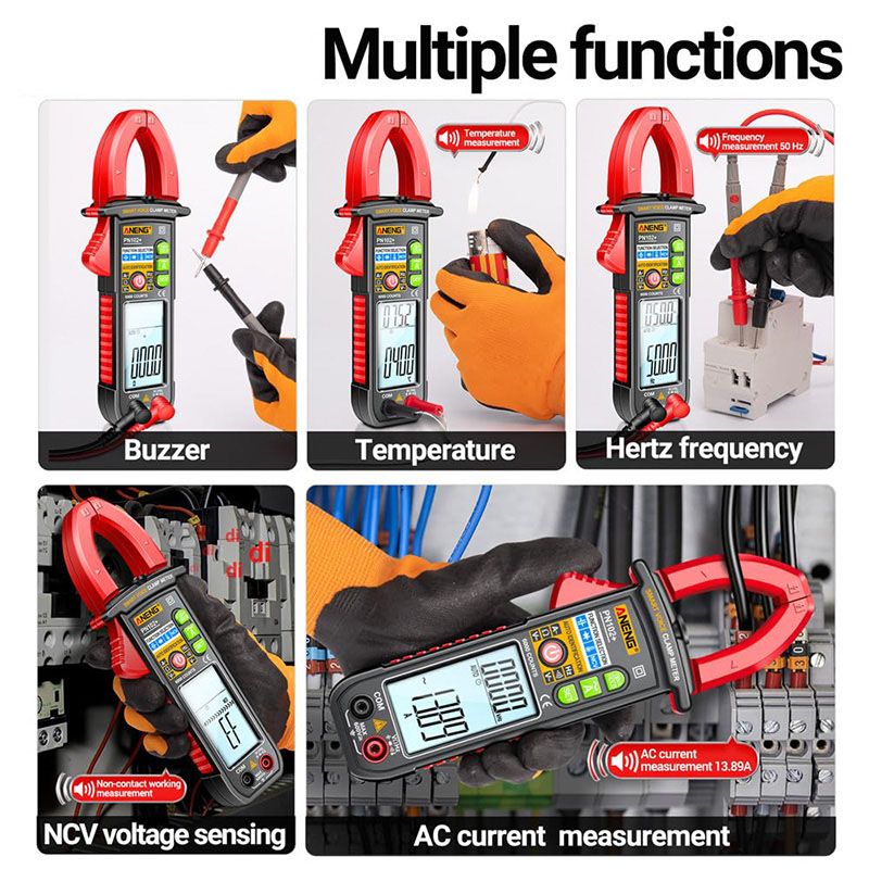 NOW! Smart multi-purpose multifunctional clamp meter with automatic voice output