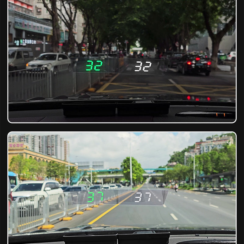 Escort for safe driving Car head-up display speedometer