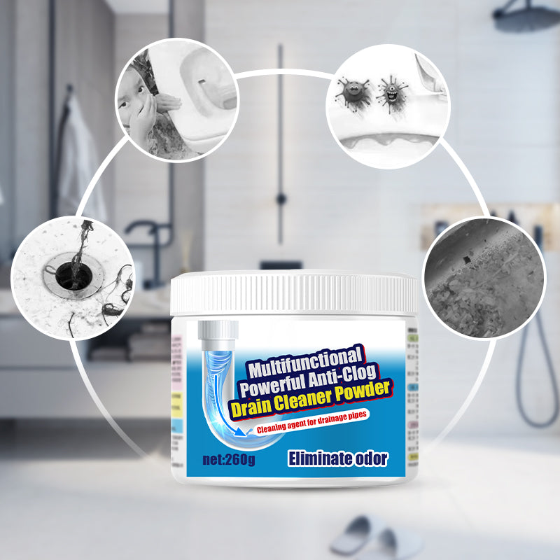 Powerful Dissolving Deodorizing Floor Drain Cleaner Powder for Pipe Clearing