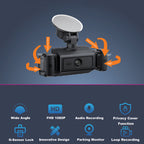 4-Channel HD Dash Cam with Night Vision