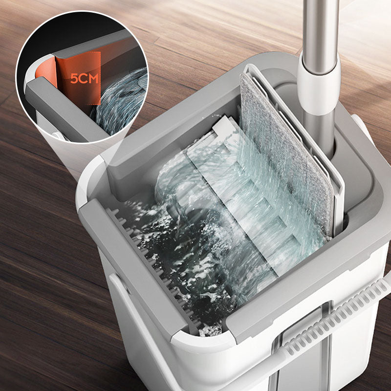 Household Labor Saving Large Panel Mop Set - Wet & Dry