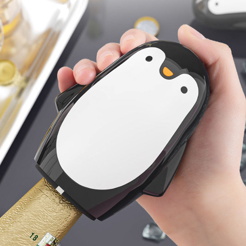 Stainless Steel Beer Bottle Opener With Automatic PopUp