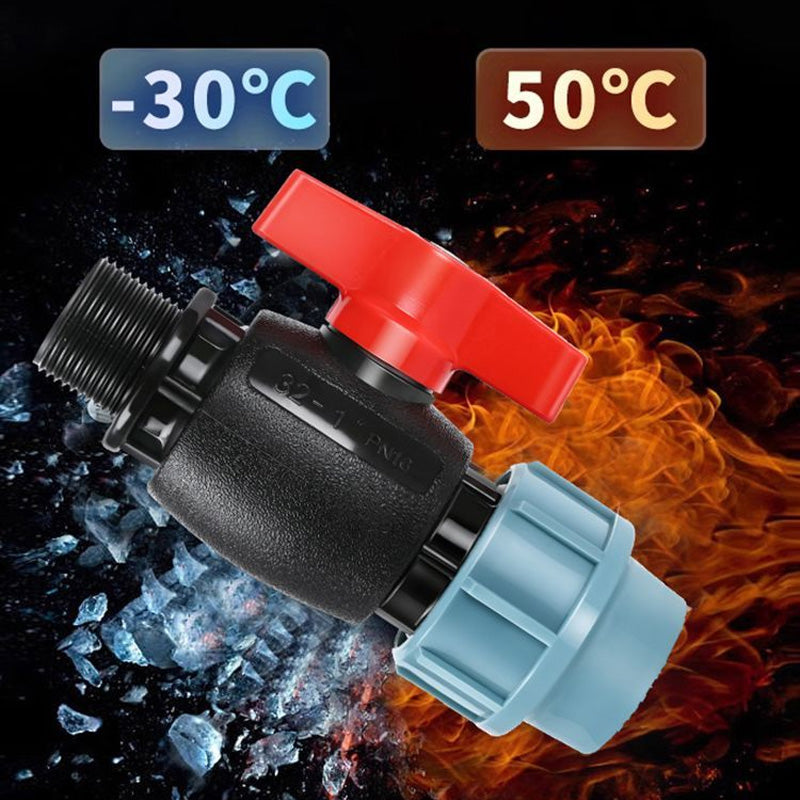 PE Water Pipe Quick Connect Ball Valve