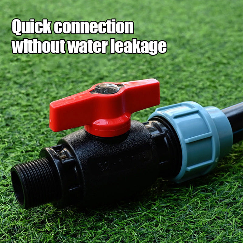 PE Water Pipe Quick Connect Ball Valve