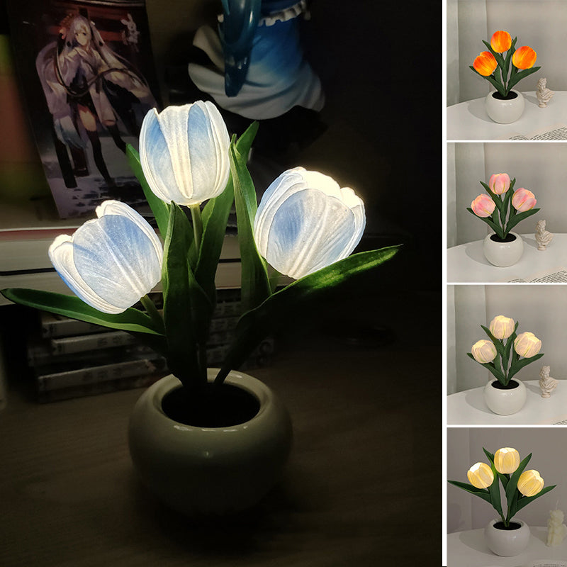 LED Tulip Night Light Flower Table Lamp Buy 2