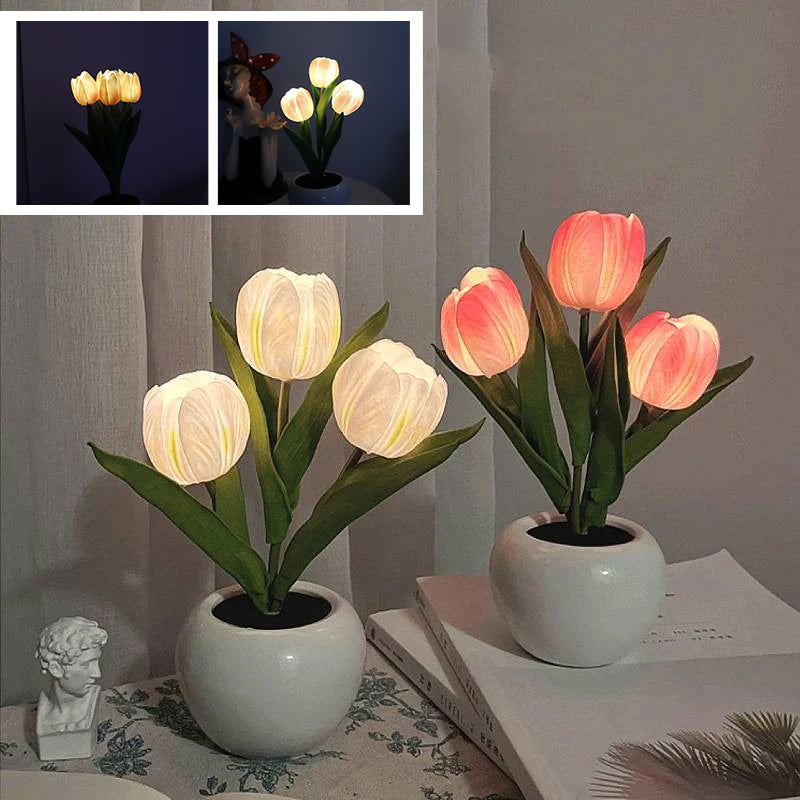 LED Tulip Night Light Flower Table Lamp Buy 2