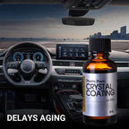 1-Step Plastic Trim Renewal – Restores Faded Car Interiors & Exteriors Free Sponge