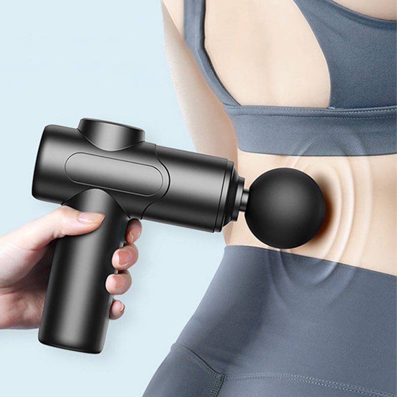 Portable Deep Tissue Massager with 6 Speeds & 8 Heads
