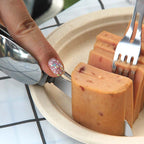 6 in 1 Stainless Steel Folding Camping Utensils