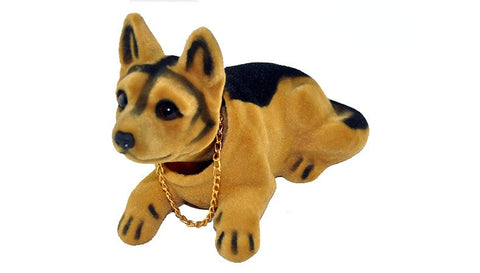 A charming and dominant dog with a shaking head will accompany you on the path to wealth