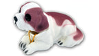 A charming and dominant dog with a shaking head will accompany you on the path to wealth