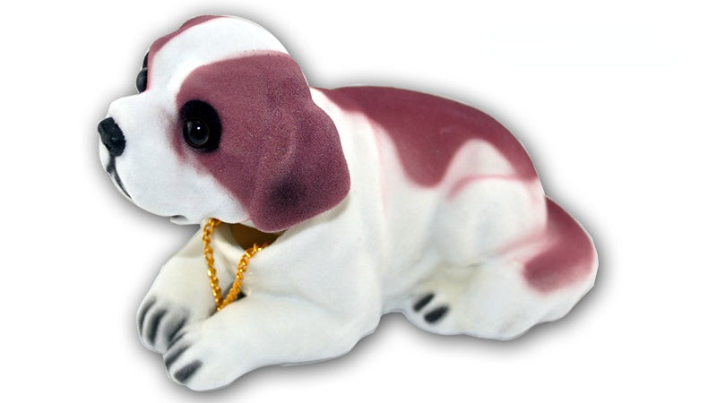 A charming and dominant dog with a shaking head will accompany you on the path to wealth