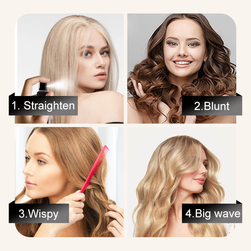 Natural Clip-on Partial Bangs Hair Piece