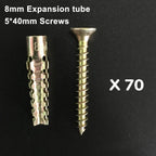 50% Upgraded Serrated Iron Expansion Screw