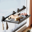 No-Punch Suction Cup Telescopic Drying Rack