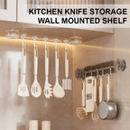 Kitchen Knife Storage Wall Mounted Shelf