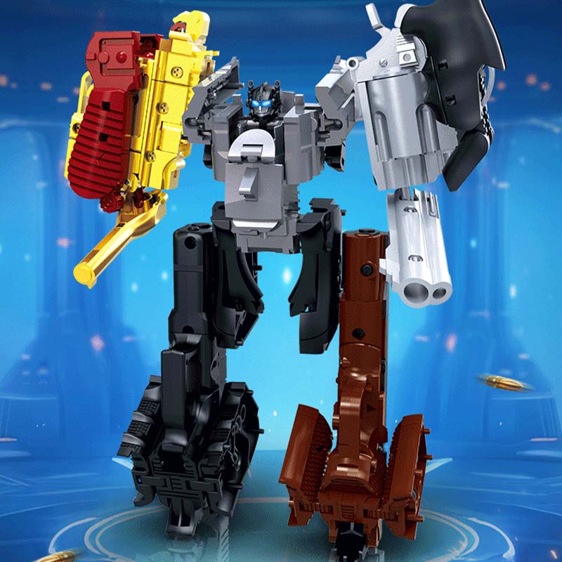 New products Fun Gorgeous Transformation Alloy Robot Toys