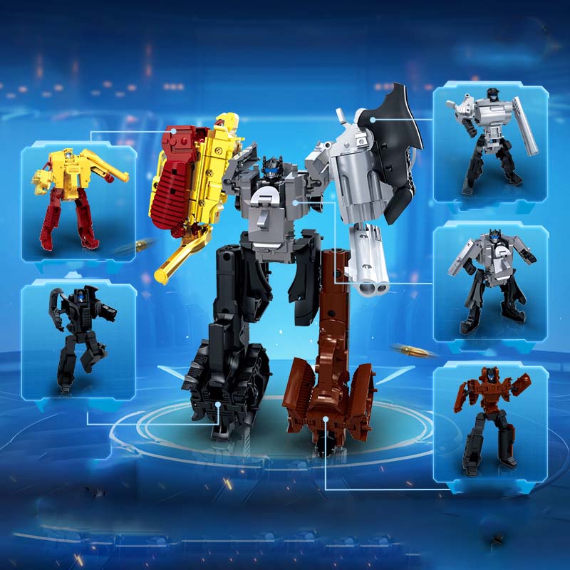 New products Fun Gorgeous Transformation Alloy Robot Toys
