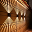Outdoor Waterproof 4 LED Solar Wall Decorative Spotlight