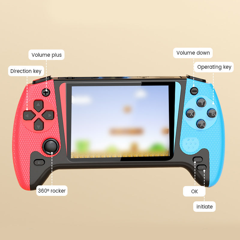 1000-in-1 Large Screen Handheld Classic Game Console