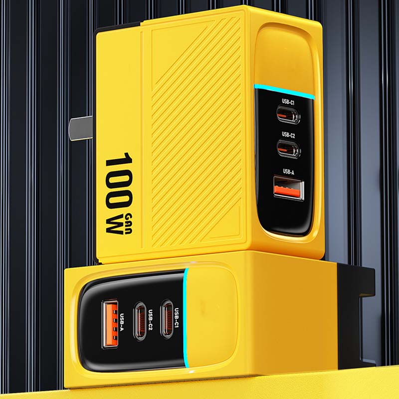 100W 3-Port Fast Power Compact Foldable Charger