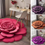 New Product Floral Plush & Diatomaceous Earth Floor Mat