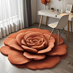 New Product Floral Plush & Diatomaceous Earth Floor Mat