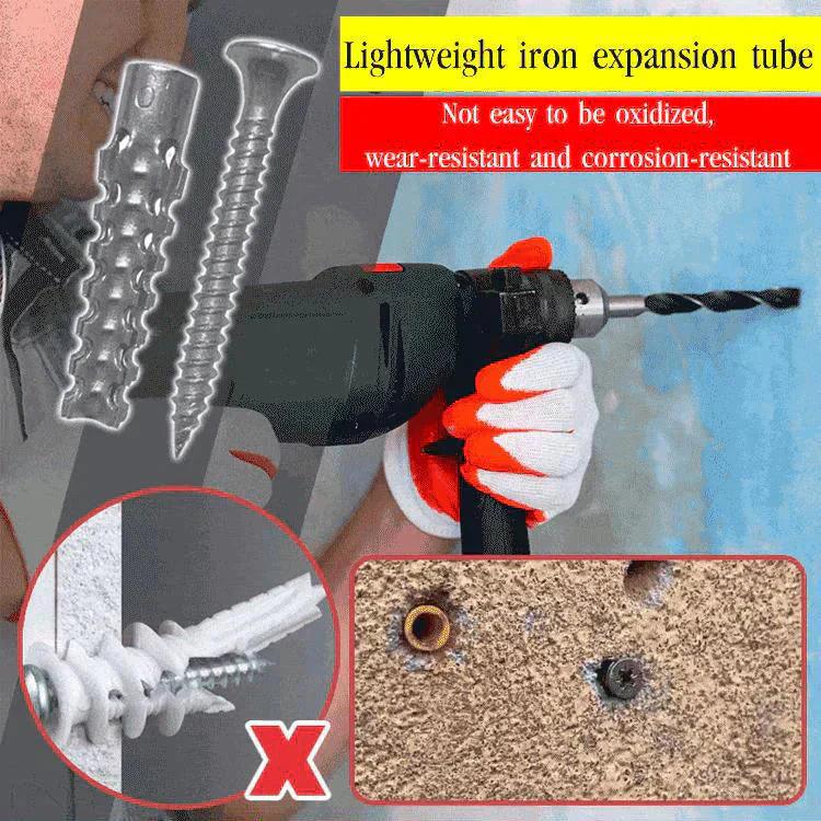 Upgraded Serrated Iron Expansion Screw
