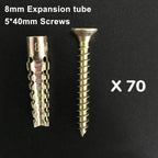 Upgraded Serrated Iron Expansion Screw